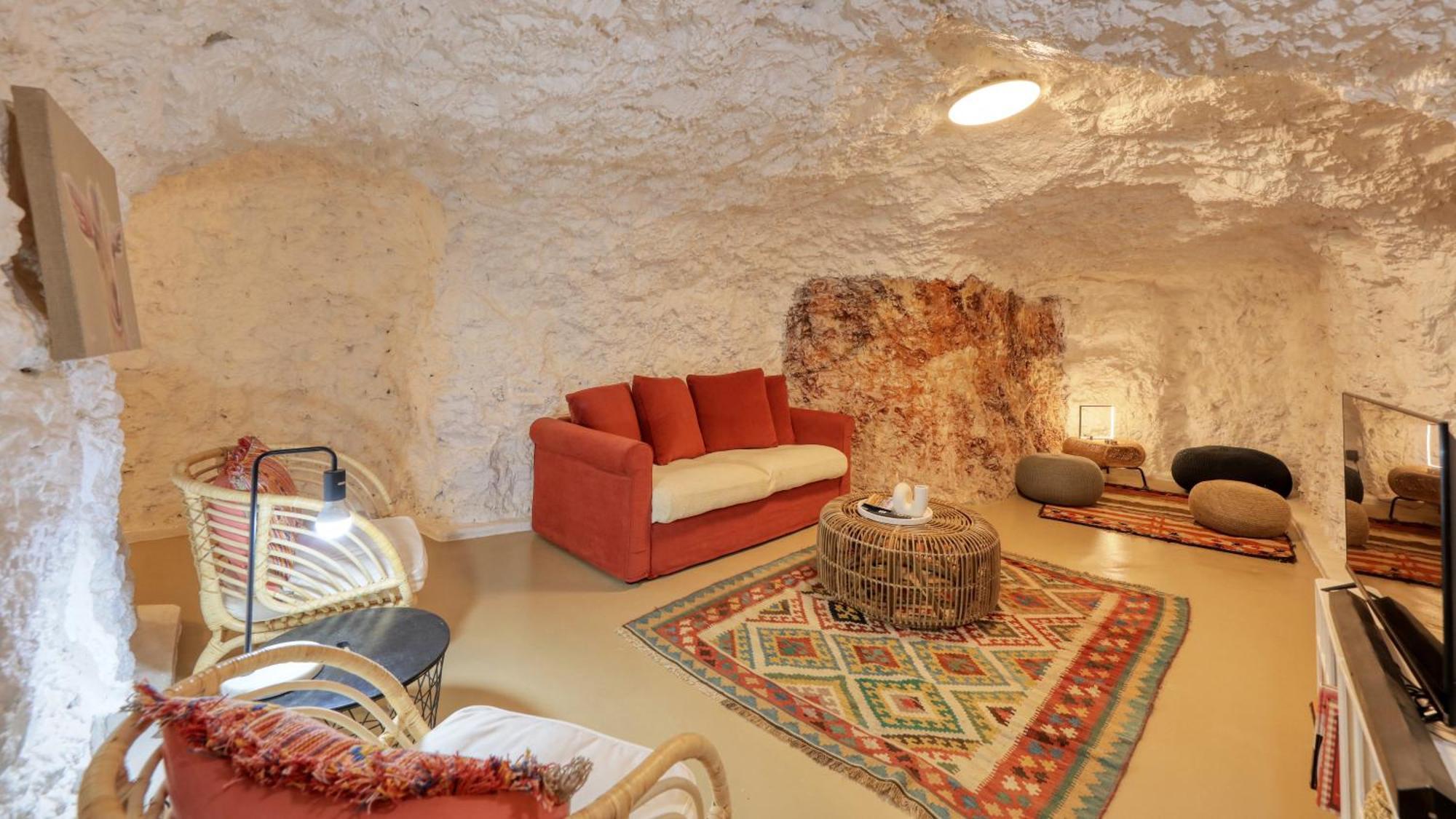 White Cliffs Accommodation -Daybreak Dugout - Unique Cave House Exterior foto